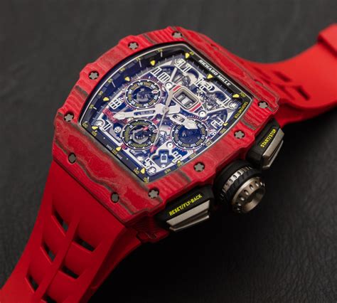 richard mille watch sport|richard mille red strap.